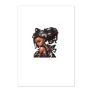 Adhesivo de pared brillante de MASTERS OF FATE de 5,83″ × 8,27″