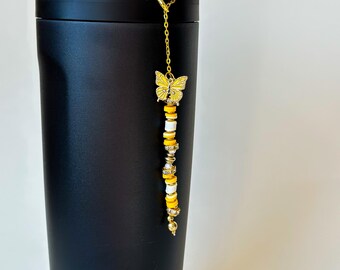 Schmetterling Charme, Stanley Cup Charme, Wasser Flasche Charme, Tasse Charme