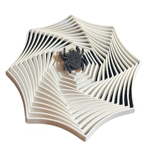 3D Printed spider web fidget