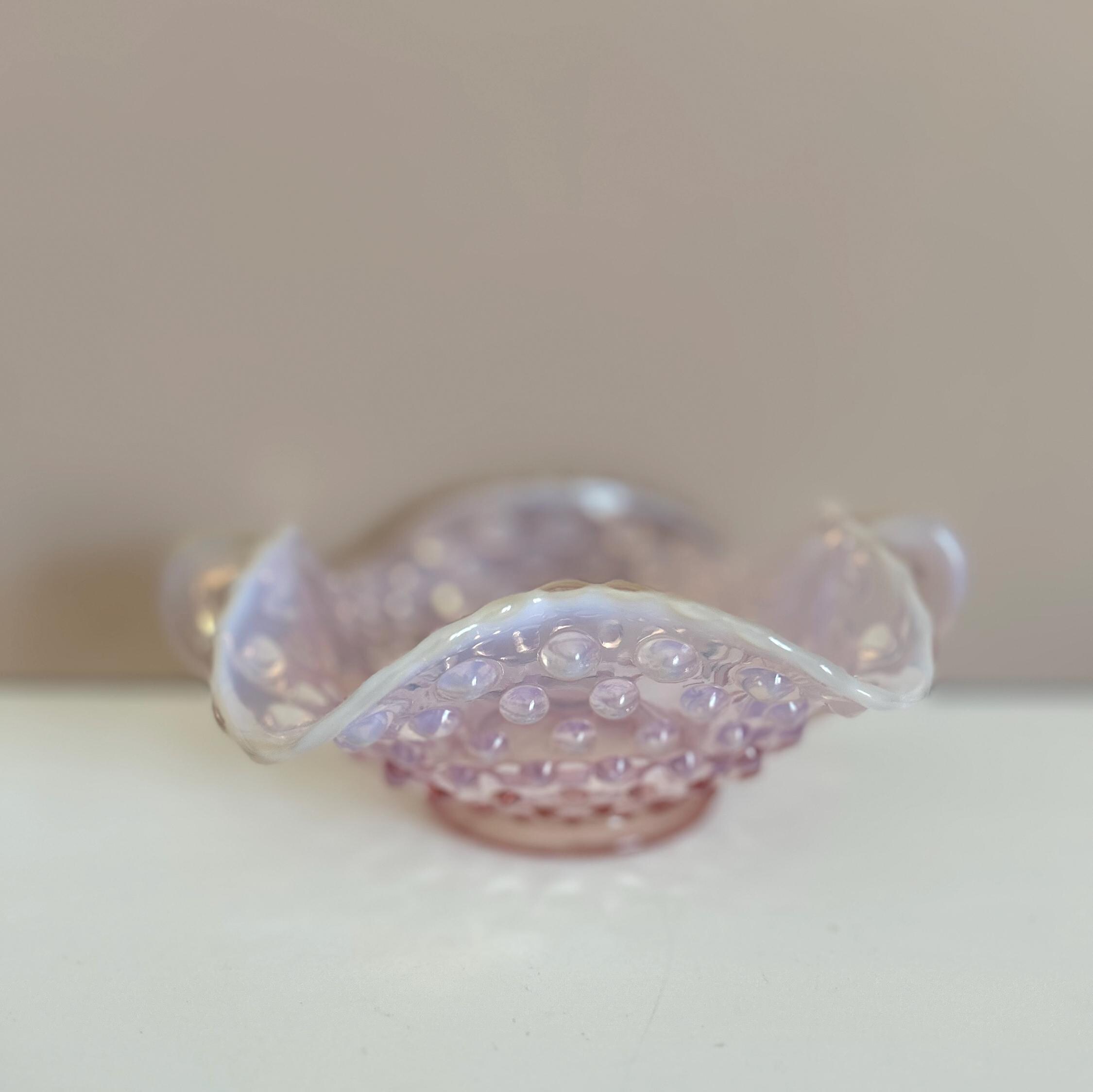 フェントンFenton ホブネイル　 オパールセント　ボンボンディッシュ フェントン ピンク オパールセント ホブネイル ボンボンディッシュ