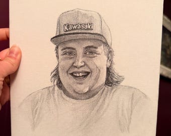 Custom Hand-Drawn Portrait (8 x 10)