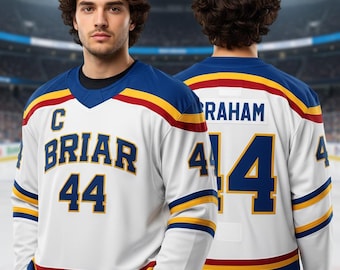 Koszulka hokejowa Briar University Graham 44, koszulka poza kampusem, koszulka piłkarska Hockey Romance, bluza Briar U, hokej na kampusie