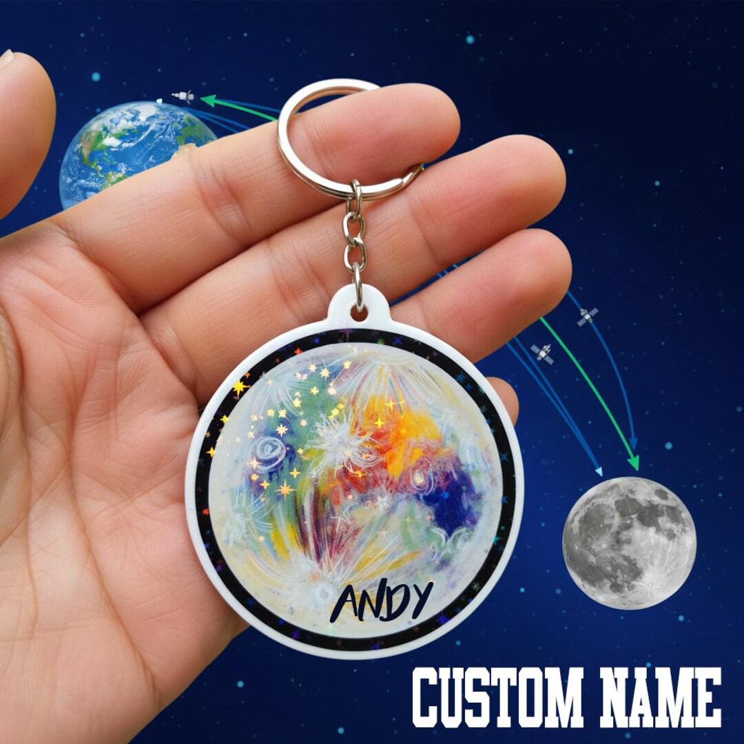 Personalized Artemis II Mission Keychain, Return to the Moon 2026 ...