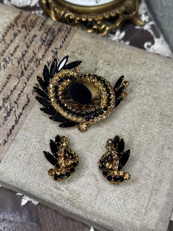 ジュリアナゴールド　イヤリング　ハンドメイド