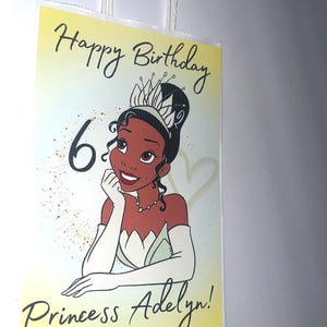Princess Tiana Inspired Simple Birthday Favor Bags