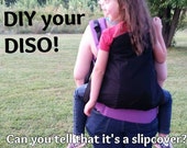 PDF Pattern:  All Sizes Ninja Protector Carrier Slipcover. Fits a Kinderpack™ baby carrier. Infant, Standard, Toddler, Preschool