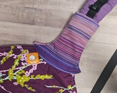 Baby Carrier Suck Pad Strap Protectors, Purple Paisley Rainbow Tula, Happy Baby, Lillebaby, Standard Size