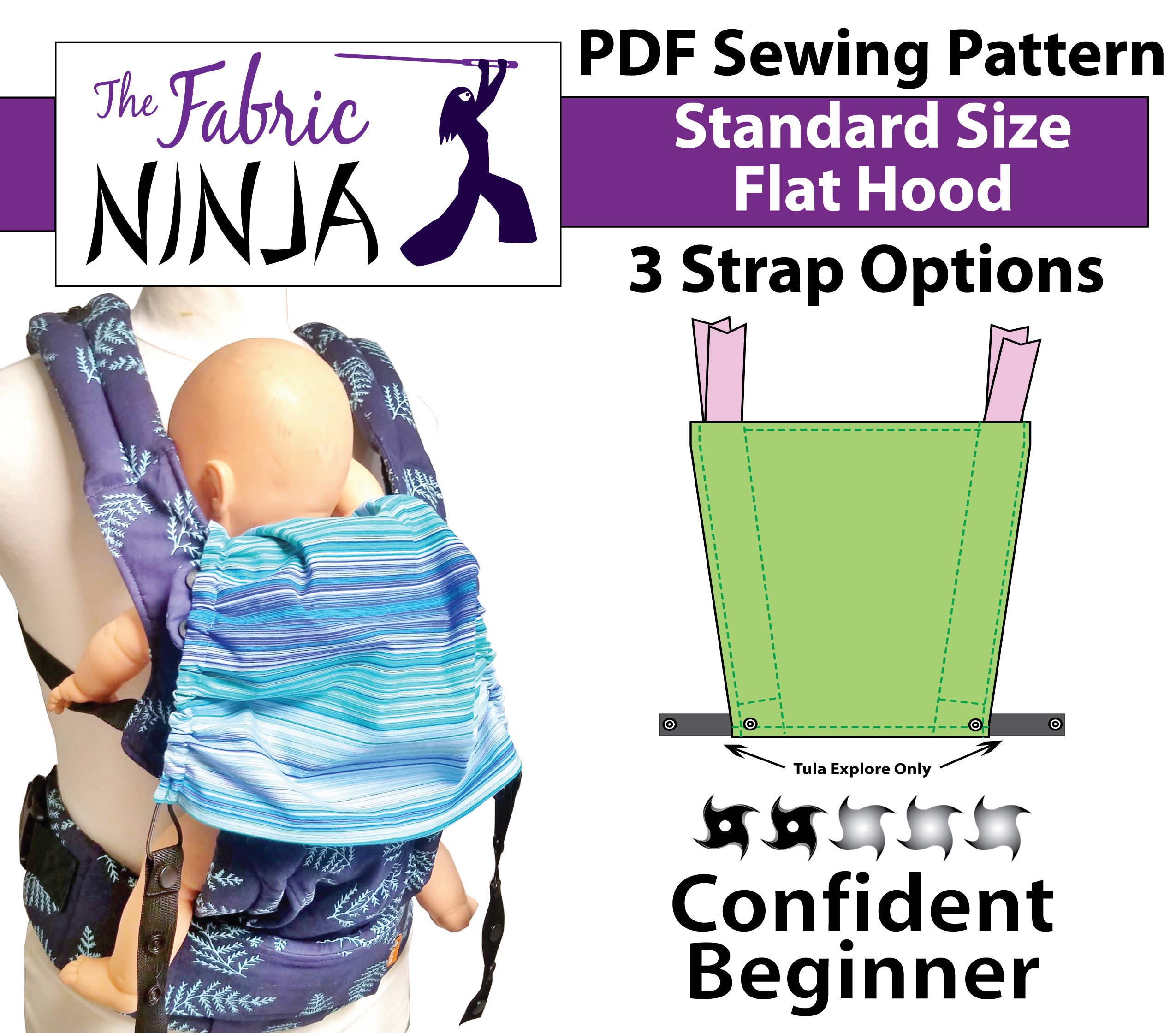 How to Tie and Pick a size: The Infinity Tie-Strap Tote - Fabric Ninja