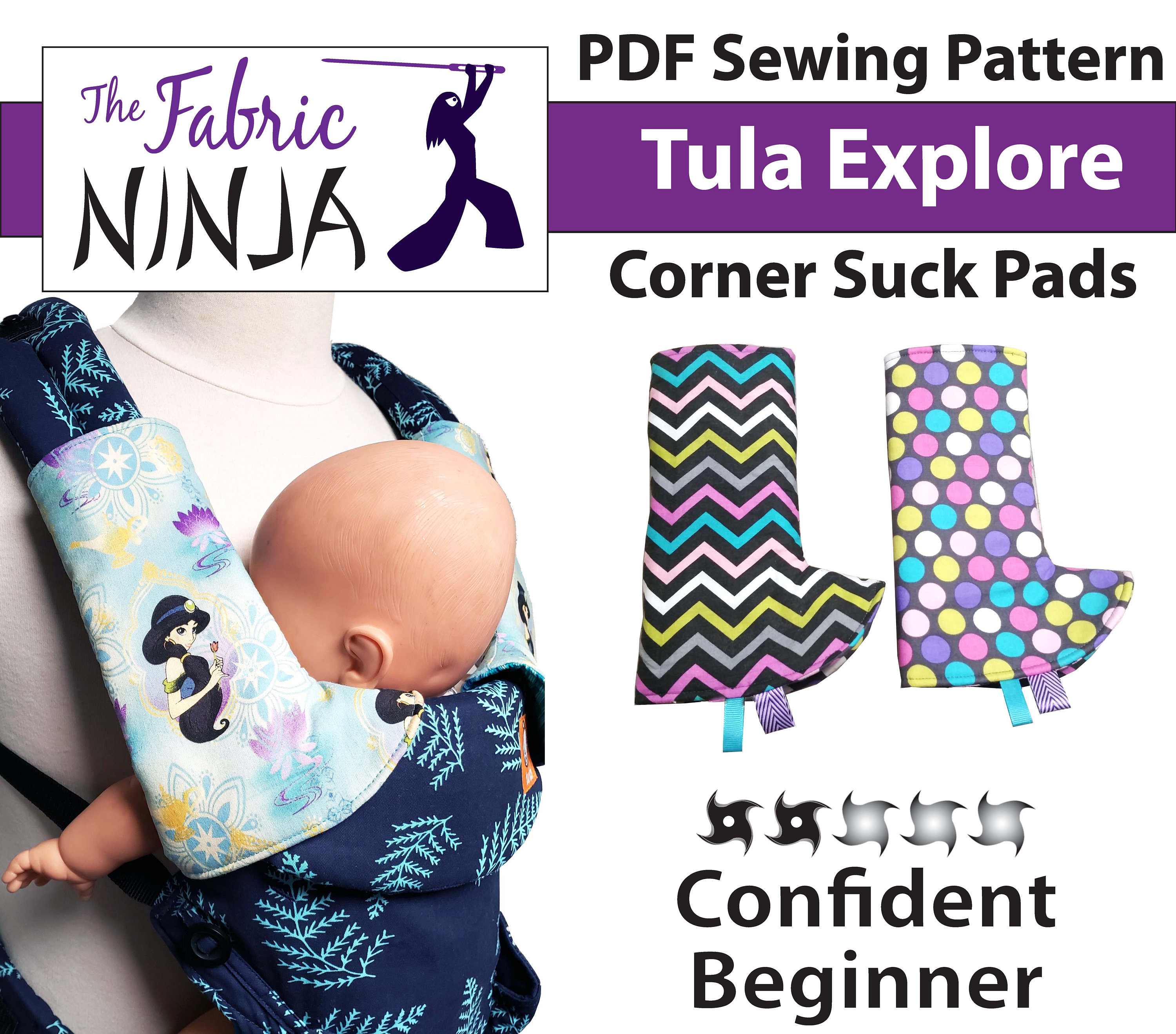 baby carrier drool pads tutorial