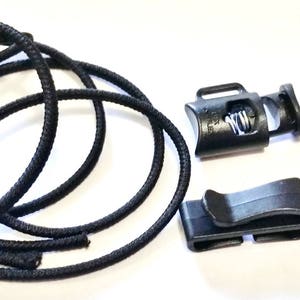 Free to Grow Tula Hood Kit - Quick Connect Cord Keeper, Elastic Shock Cord, Cord Locks - Works with FTG Tula, Tula, MJ and others