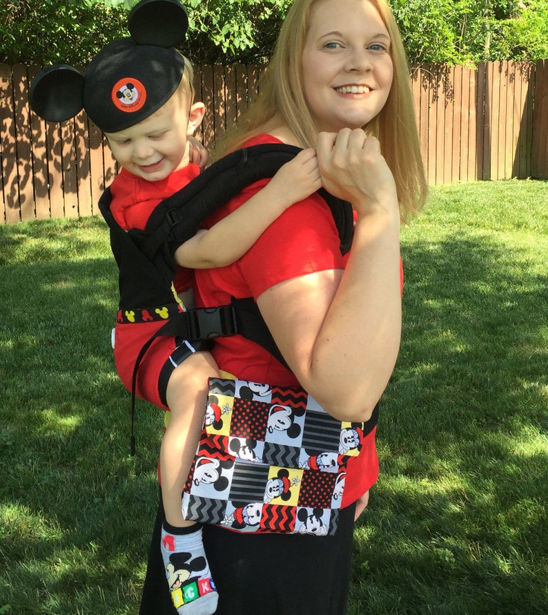 PDF Pattern: Medium & Large Go Everywhere Pouch Babywearing Baby carriers, Fanny pack, Stroller, Diaper Bag, Shoulder purse, Messenger Bag, image 1