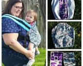 PDF Pattern: Infant size Ninja Protector Carrier Slipcover. Fits a Kinderpack™ baby carrier