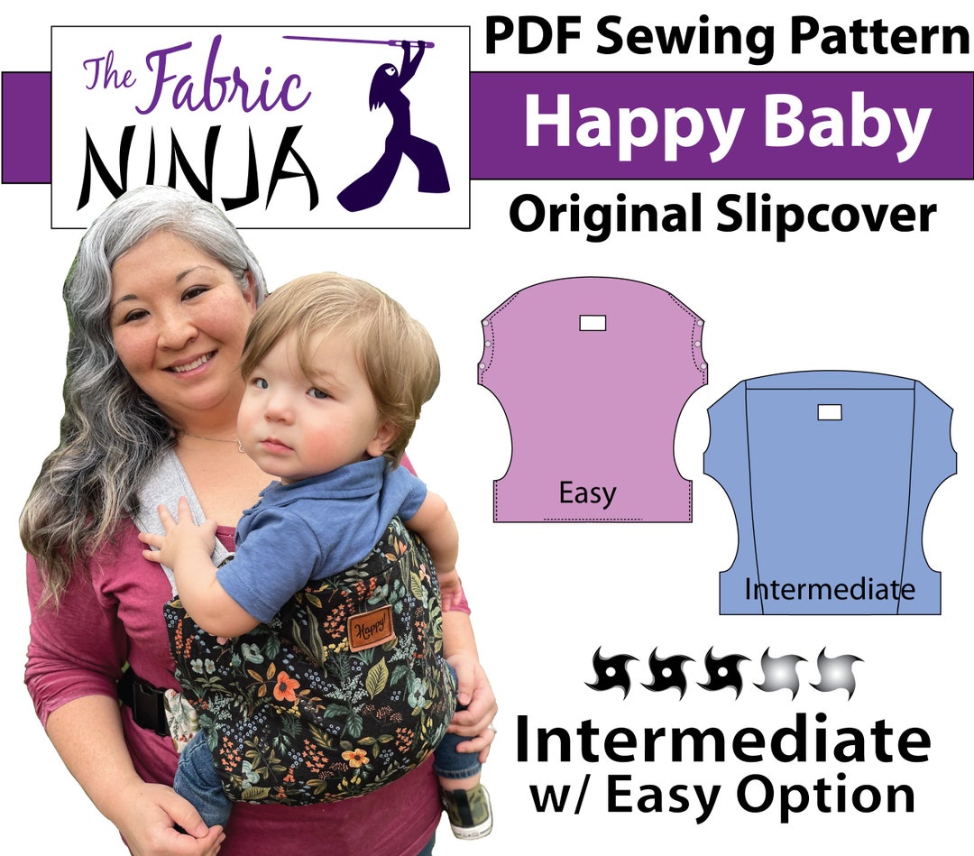 Happy Baby Carrier Slipcover Sewing Pattern: Reversible Overlay (PDF ...