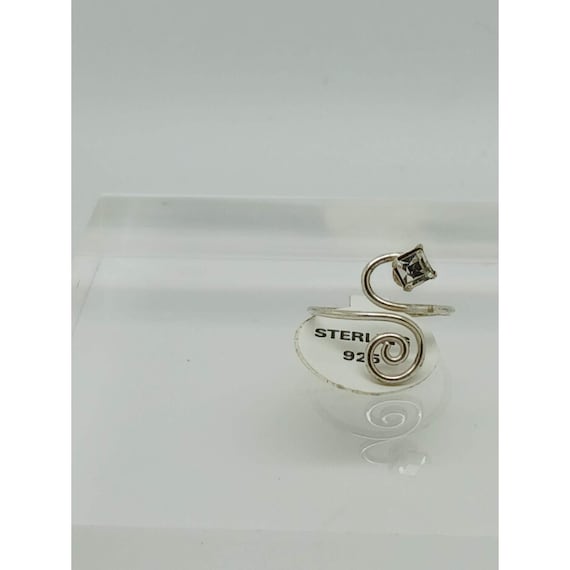 Sexy Clear Crystal Rhinestone Toe Ring Adjustable… - image 3