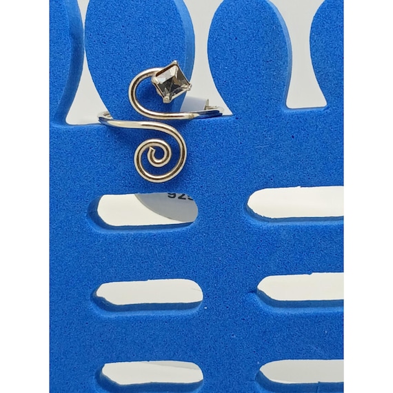 Sexy Clear Crystal Rhinestone Toe Ring Adjustable… - image 8