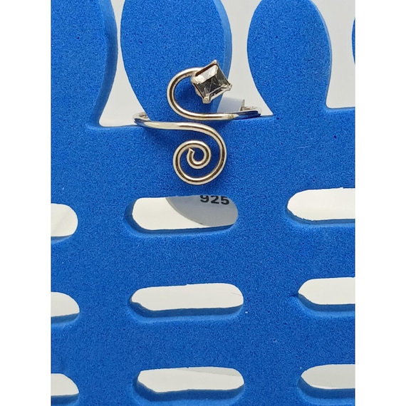 Sexy Clear Crystal Rhinestone Toe Ring Adjustable… - image 7