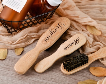 Personalized custom-made bristle brush. Suitable for Father's Day, anniversaries, and Groomsman gifts