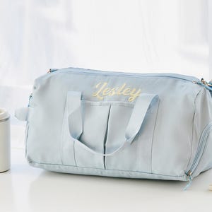 Personalized monogrammed travel duffel bag,custom name weekend gym bag,Personalized Outdoor Bag,Holdall Bag,Weekender Overnight for Women