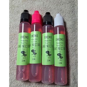 Amoma Happy Ants Rosy Pink Ant Nectar Bottle with Screw-On Cap