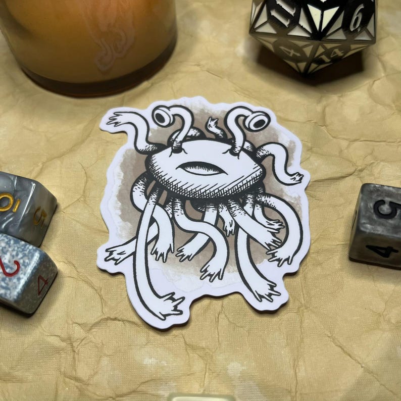 Flumph Dnd Matte Vinyl Sticker - Etsy