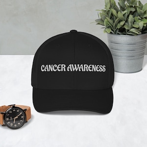 Cancer awareness baseball cap