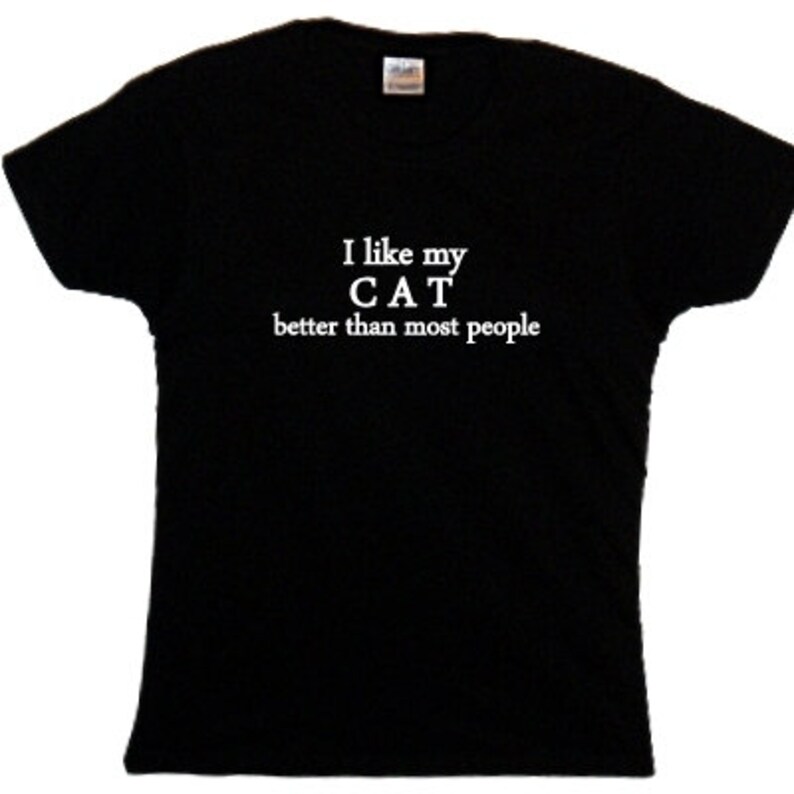 Cat Lady Funny Tee Cat Womans Funny Cat Saying T Shirts Womens Etsy