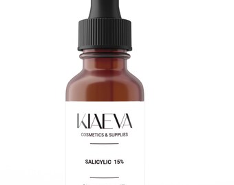 Kiaeva Salicylsäure 15 Peeling für Gesicht, Peeling-Hautpeeling, ideal für jeden Hauttyp | KOSTENLOSER WELTWEITER Versand | 250 ml + gratis Neutralisator