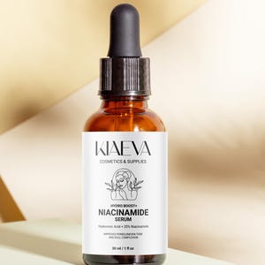 Kiaeva 20% Niacinamida Hydro Boost+Ácido Hialurónico, Tratamiento Antiedad y para Poros Dilatados, Sin Perfume, 30ml/1 fl oz (COMPRA 1 Y LLÉVATE 1 GRATIS)