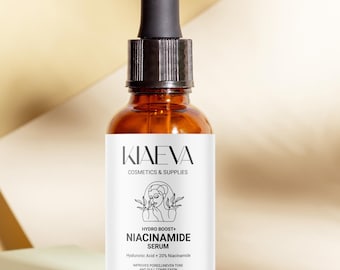 Kiaeva 20% Niacinamide Hydro Boost+Hyaluronic Acid, Treatment for Anti-Ageing & Large Pores,Fragrance-Free,30ml/1 fl oz (BUY1 AND GET 1FREE)