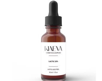 Kiaeva Lactic Acid 20 Peel for Face, złuszczający peeling do twarzy, idealny do każdego rodzaju skóry | BEZPŁATNA WYSYŁKA NA CAŁY ŚWIAT| – 1 uncja płynu + bezpłatny neutralizator