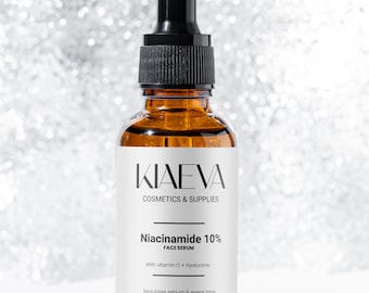 Niacinamide 10% + Vit C + hyaluronic  Facial Serum for All Skin Types – 1 fl oz/30 ml