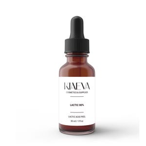 Kiaeva Lactic Acid 80 Peel for Face, Exfoliating Skin Peel, Ideal for All Skin Type |FREE WORLDWIDE shipping| – 1 fl oz +  free Neutralizer