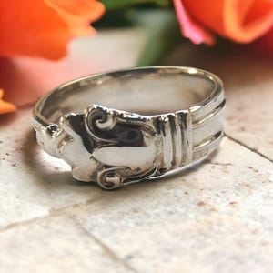 Manchester - Copenhagen spoon ring - Sterling silver spoon ring - Upcycled jewellery - Spoon Jewellery