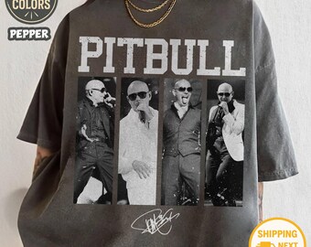 Comfort Pitbull Mr. Worldwide Shirt, Vintage Pitbull Merch, Pitbull Concert Outfit Tshirt, 90's Rapper Gift For Fan Lovers Shirt