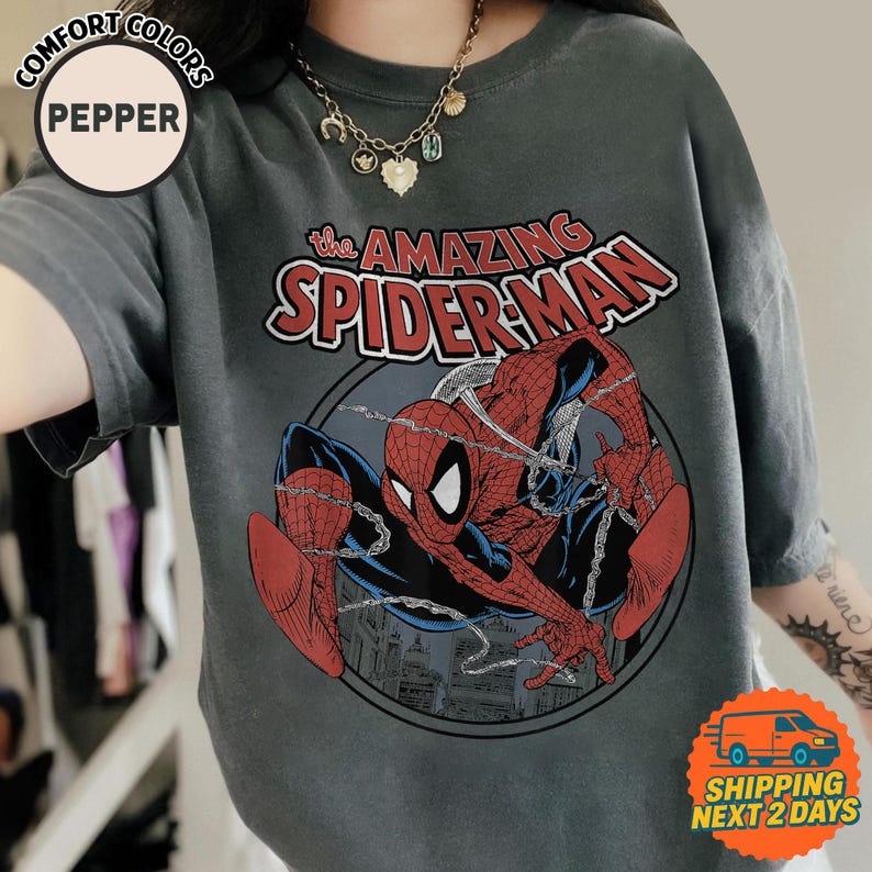 Spider-Man Brand New Day T-Shirt: MCU Avengers Spiderman Shirt, Brand New Day tee, Spider-man MCU T-shirt, Tom Holland Spidey Tee image 1