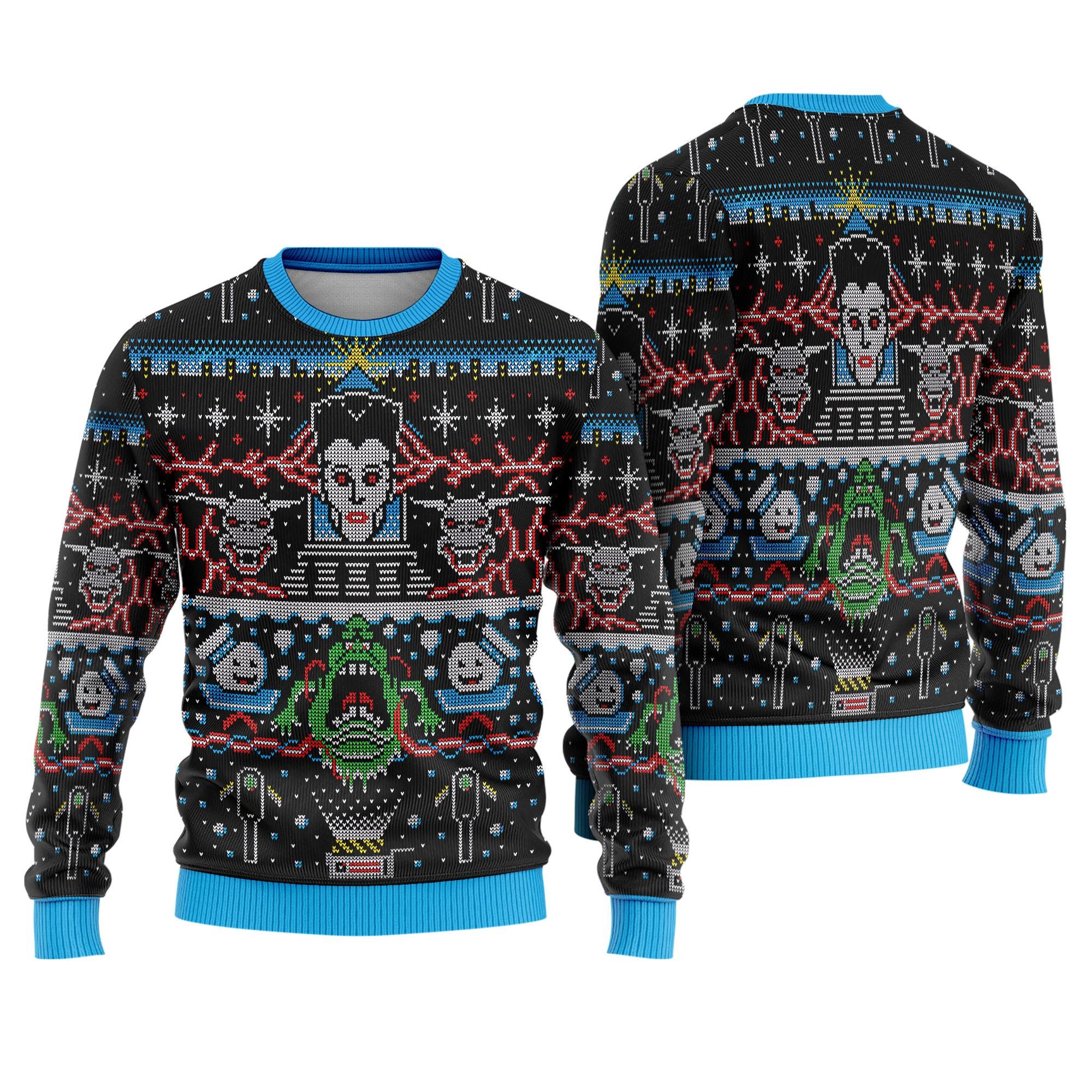 Discover Ghostbusters Bustin Ugly Christmas Sweater, Ghostbusters Movie Inspired Ugly Christmas