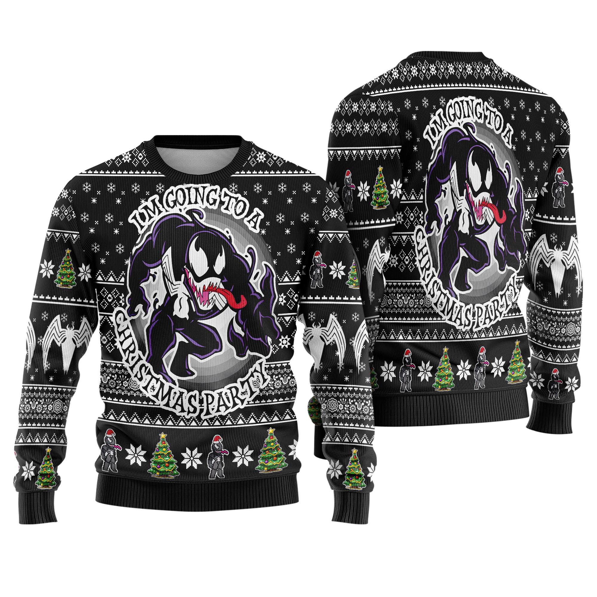 Discover I'm Going To A Christmas Party, Spiderman Ugly Christmas Sweater, 2025 Christmas Party