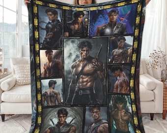 Xaden Riorson Fourth Wing Riders Blanket, Dragon Rider Throw Basgiath War College Bookish Decor Empyrean Series Gift for Book Lovers