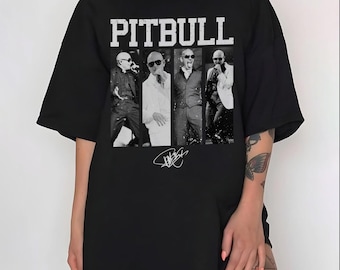 Comfort Pitbull Mr. Worldwide Shirt, Vintage Pitbull Merch, Pitbull Concert Outfit Tshirt, 90's Rapper Gift For Fan Lovers Shirt