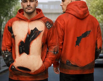 Nightmare Foxy Hoodie Halloween Cosplay, Horror Five Night At Freddys Fan Costume Halloween Sweater, Birthday Gift All Over Print Tee