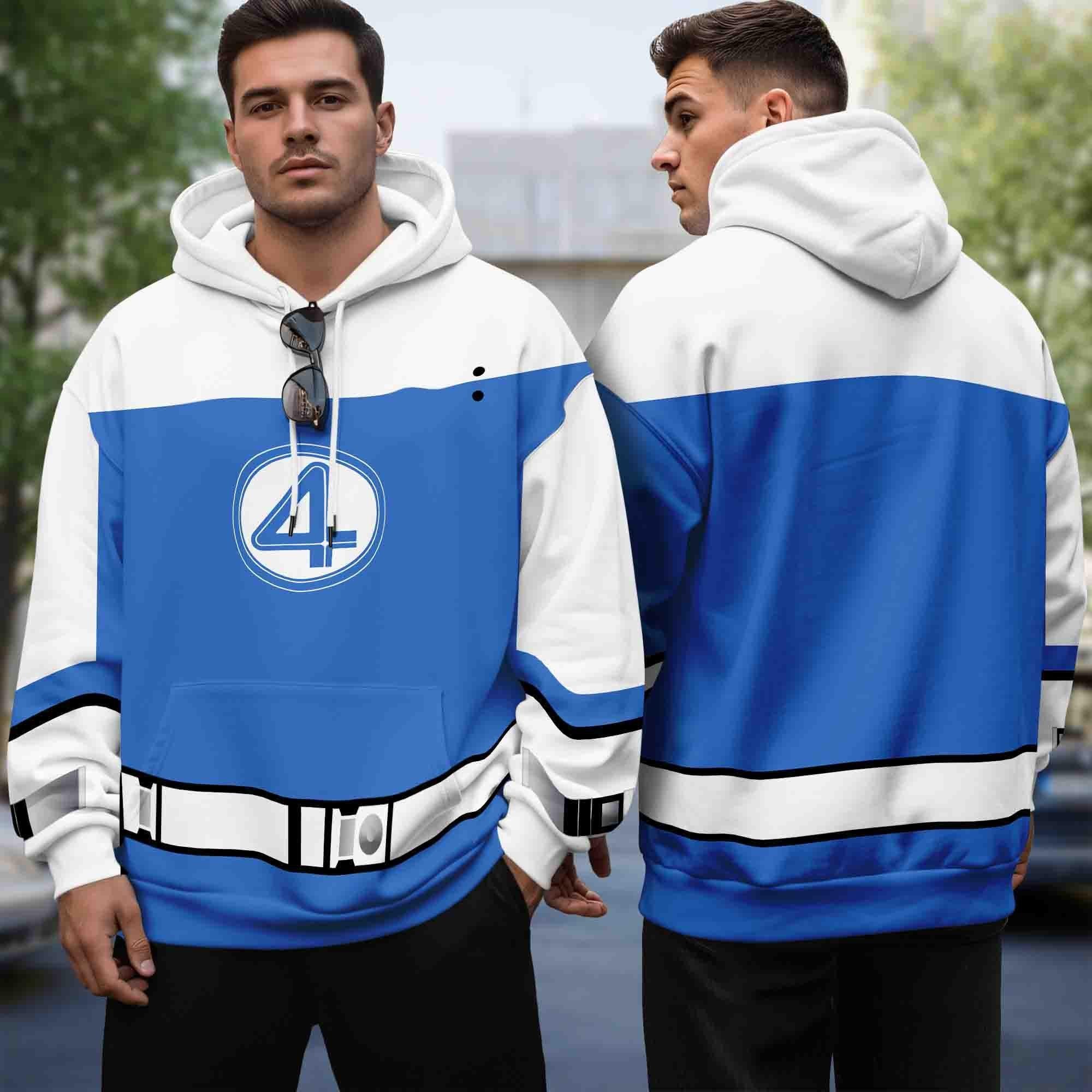 Johnny Storm Human Torch 3D Hoodie Shirt, Fantastic Four First