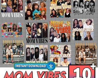 Retro 90’s Mom Vibes PNG, Cool Mom Gifts Png, Thug Life Png, Sitcom moms Png, Funny Mom Png, Mom Life Png, Mother's Day Png, Digital File