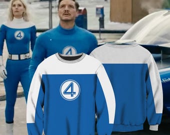 Fantastic Four 2025 Hoodie, The Fantastic Four First Steps Shirt, MCU Reed Richards Cosplay, Fantastic Four Movie Costumes Gift