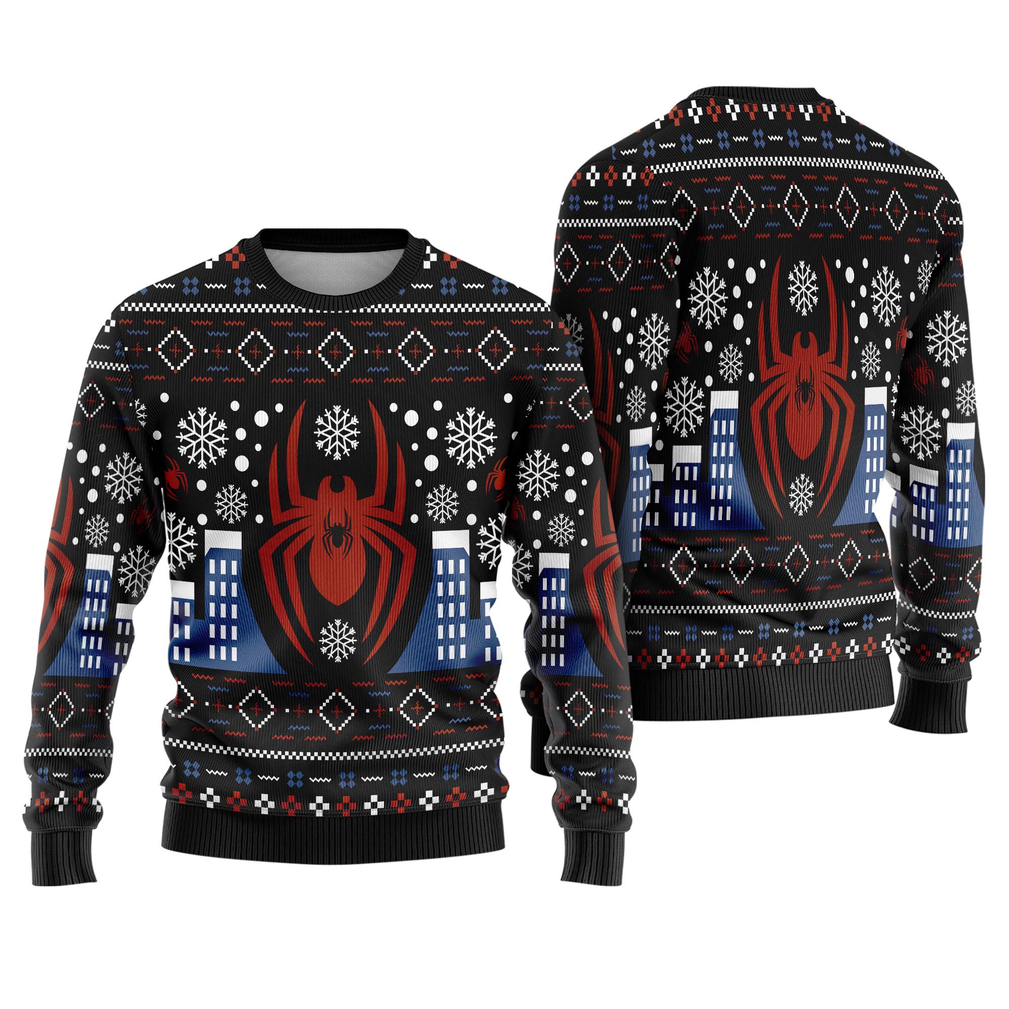 Discover Spiderman Ugly Christmas Sweater, Xmas Gifts 2025