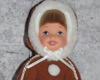 Mattel Gingerbread Kelly Tommy Boy Doll 1994 Blonde Hair Barbie Brother EB42724