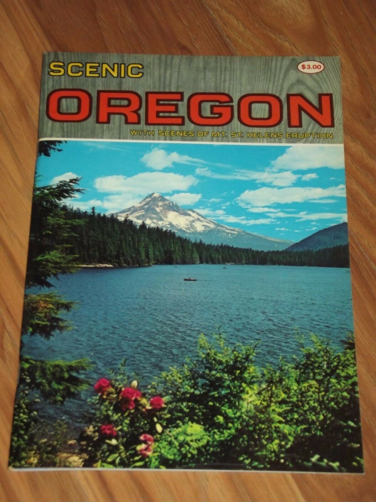 Vintage 1980 Scenic Oregon Souvenir Book With Scenes of Mt. St. Helens