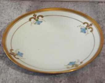 Assiette peinte Art Nouveau 8 1/2" Pickard Hutschenreuther Thomas Bavaria EB47