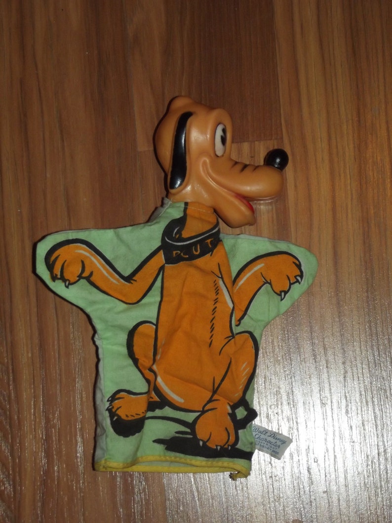 Vintage Gund Disney Pluto Hand Puppet