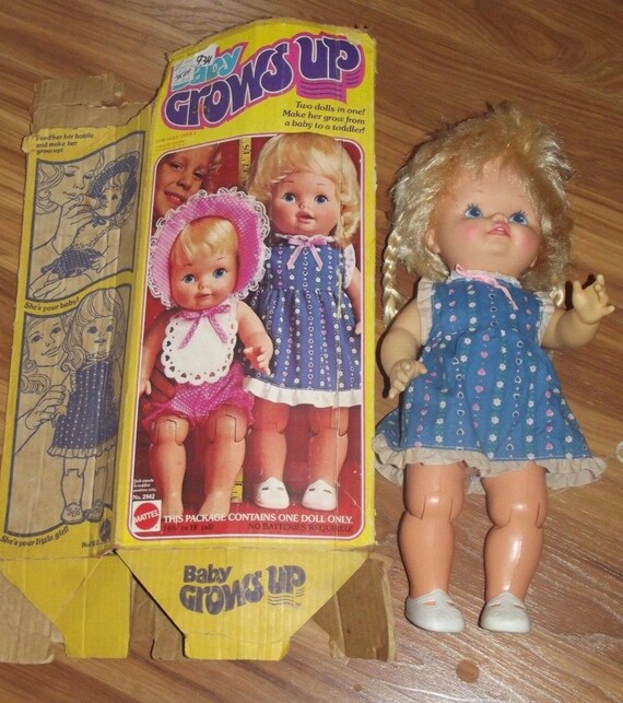 baby grows up doll