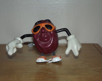 Wind Up Walking California Raisin CalRab Vintage 1980s toy